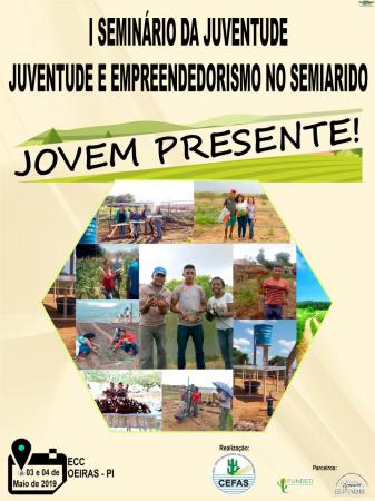 O CEFAS realizará o I seminário da juventude rural de Oeiras- PI