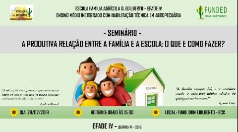 Primeiro seminário da família acontecerá em Oeiras