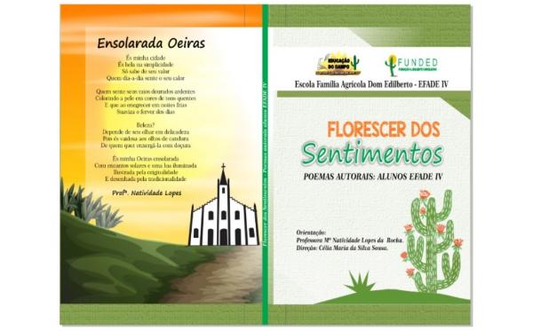 Escola Agrícola EFADE IV lança livro de poemas “Florescer dos Sentimentos