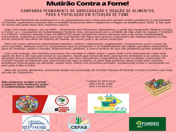 MUTIRÃO CONTRA A FOME