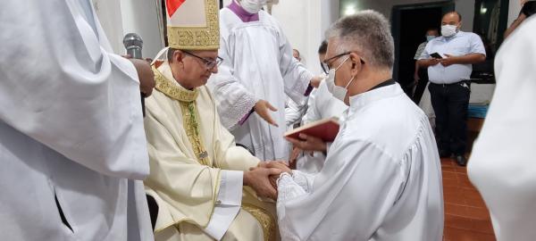 Dom Edilson Nobre ordena o primeiro Diácono permanente para diocese de Oeiras