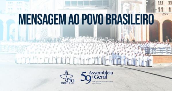  Bispos reunidos na 59ª Assembleia Geral da CNBB divulgaram a ‘Mensagem da CNBB ao povo brasileiro sobre o momento atual’