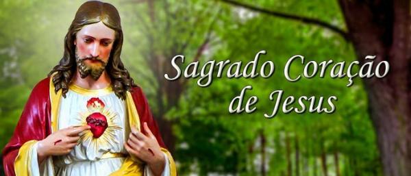 Paróquia da Sagrada Família celebra nesta sexta-feira (16) a Festa do Sagrado Coração de Jesus