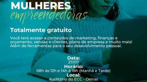 Curso Mulher empreendedora, garanta sua vaga!
