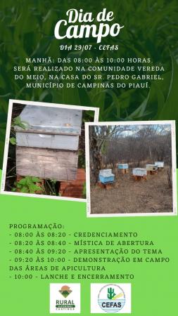 Cefas através do projeto PRS Caatinga realizará dia de campo