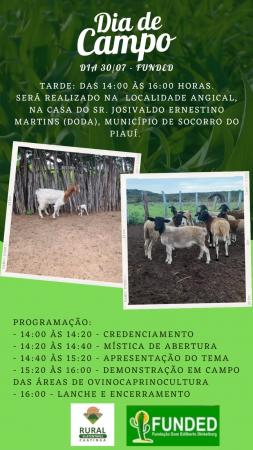 Fundação Dom Edilberto Dinkelborg- Funded através do projeto PRS Caatinga realizará dia de campo
