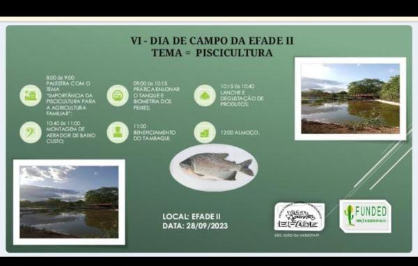 EFADE II realizará Dia de Campo em São João da Varjota